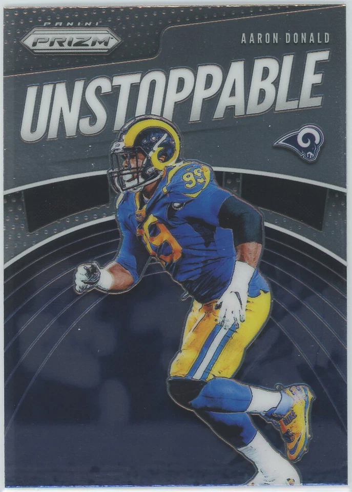 2019 Panini Prizm Unstoppable #UN-AD Aaron Donald Rams - Image 1 of 1