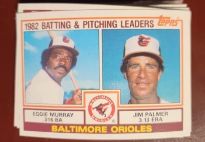 1983 Topps Baltimore Orioles Conjunto Completo Estado Perfeito - Imagem 1 de 4