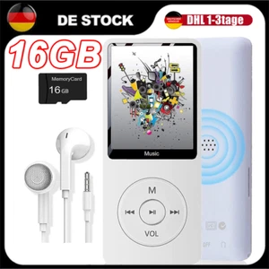 16GB Bluetooth MP3 MP4 Player LCD Display HiFi Bass Musik Spieler FM Radio Audio - Bild 1 von 20