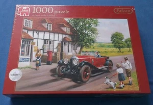 POSTAMT SÄULENKASTEN OLDTIMER FALKE JUMBO 1000 TEILE PUZZLE VERSIEGELT - Bild 1 von 4