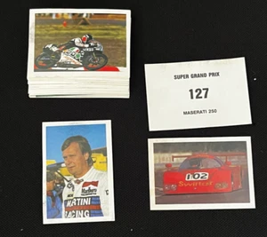 LOT 46 VIGNETTES STICKERS SUPER GRAND PRIX FORMULE 1 F1 EUROFLASH - Imagen 1 de 1