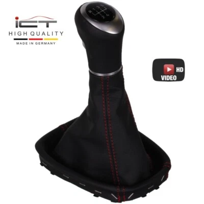 Bolsa de cambio ICT para Opel Vauxhall Corsa D E Adam costura roja C65 - Imagen 1 de 4
