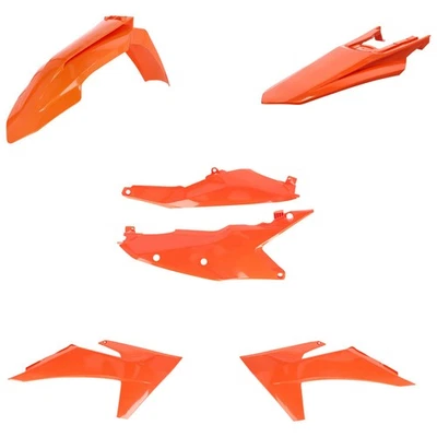 Kit Réplica Plástico Acerbis 16 KTM Naranja Para KTM 150 XC-W (Combustible Inyectado) 2024 Foto 1 de 2