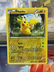 Pokémon Karte Pikachu 48/162 Common XY - BREAKthrough Reverse Holo NM - Bild 1 von 2