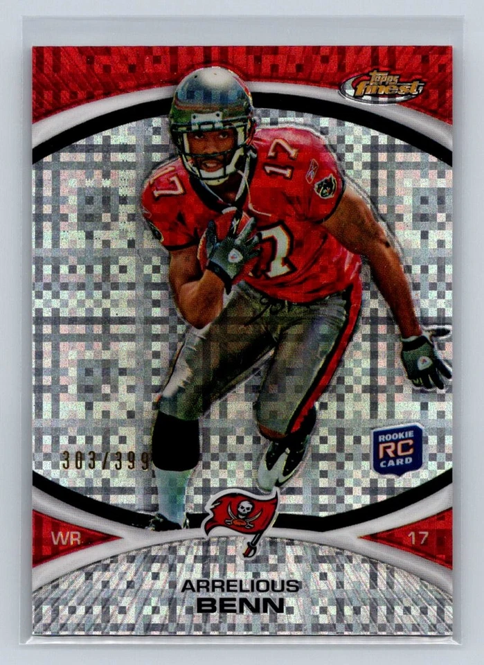 2010 Finest #116 Arrelious Benn Xfractors Tampa Bay Buccaneers D31 - Image 1 of 2
