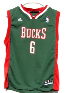 Camiseta de baloncesto vintage ADIDAS NBA MILWAUKEE BUCKS BOGUT 6 talla L - Imagen 1 de 6
