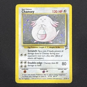 (LP) Chansey Base Set 2 3/130 Holo Unlimited Holo Rare Pokémon TCG - Picture 1 of 6