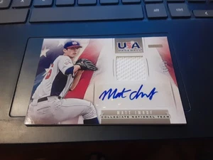 Matt Imhof 2013 USA Baseball #14 Auto Patch /99 - Picture 1 of 1