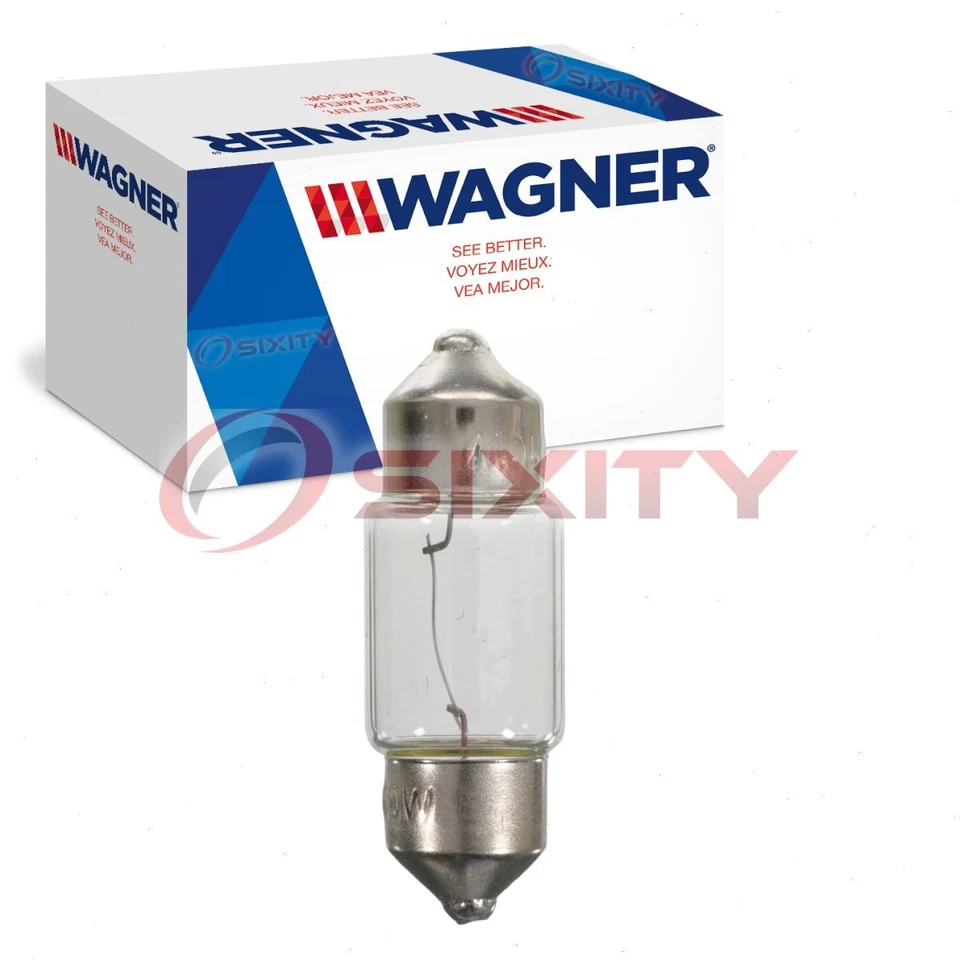 Wagner Dome Light Bulb for 1985-2010 Pontiac G3 G3 Wave Sunburst Vibe Wave xl - Image 1 of 4