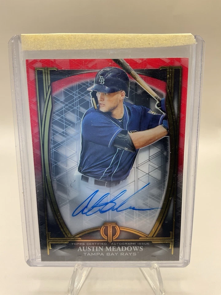 2019 Topps Tribute Auto  /10 Austin Meadows IP-AME - Image 1 of 3