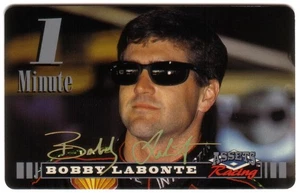 Assets Racing 1995: 1 Minute Bobby Labonte SIGNED (Printed) Phone Card - Picture 1 of 1