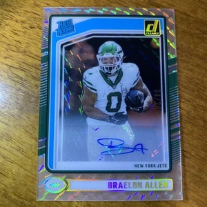 Braelon Allen Clearly Rated Rookie Autograph Platinum 04/20 Panini Clearly - Picture 1 of 11