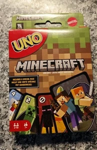 UNO Minecraft Kartenspiel Neu & OVP Gesellschaftsspiel für Kinder - Bild 1 von 2