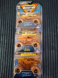 Monster Jam M?stery Mudders Megalodon (2) Earthshaker (1) Set Of 3 - Picture 1 of 14