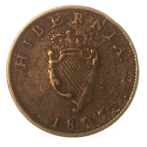 1805 IRELAND leat pingin half penny KM# 147.1 - COMBINE to save - W-0737 - Imagen 1 de 3