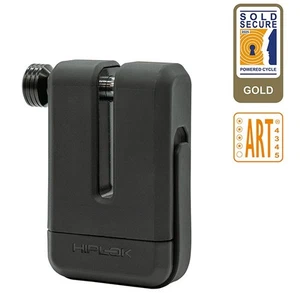 HIPLOK MDX DISC LOCK Motorcycle Anti-Pick Lock & Anti-Drill Lock Security - Picture 1 of 13