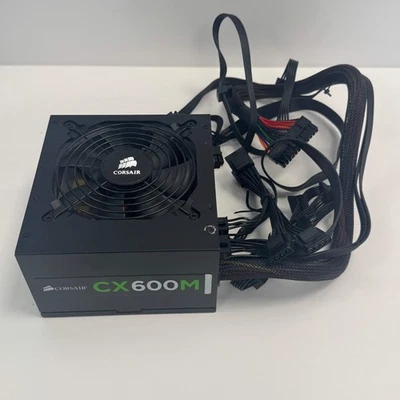 Corsair CX600M 75-002018 80 Plus Bronze 600W Semi Modular Power Supply - Image 1 of 4