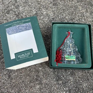 Marquis Waterford Kristall Christbaum Glocke Ornament Vierte in einer Serie 2003 - Bild 1 von 4