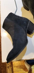Maya Mcqueen Blue Grey Colour Suede Ankle Boots 9.5 - Picture 1 of 20