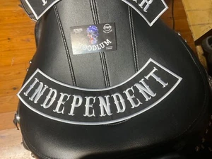 FREE BIKER INDEPENDENT vest back patch rockers motor cycle bike & skull sticker  - Bild 1 von 5