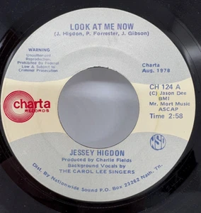 JESSEY HIGDON {Country 45} Look At Me Now / So Close Yet So Far Away ♫hear - Picture 1 of 2