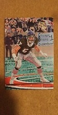 Tom Thayer Custom 4x6 Art Card Chicago Bears 1985 Super Bowl Champions