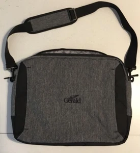 Port Authority Laptop Bag Satchel Computer Crossbody Gray Messenger - Picture 1 of 2