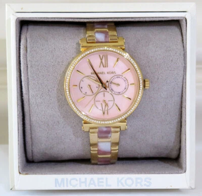 Michael Kors Women's Stainless Steel Plated Strap Watch - Image 1 of 4