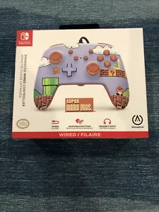 PowerA SUPER MARIO BROS. Nintendo Switch Enhanced Wired Controller Brand New - Picture 1 of 5