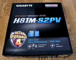 Nueva placa base Gigabyte GA-H81M-S2PV LGA 1150 Intel H81 USB3 microATX - Imagen 1 de 3