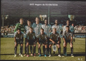 FOOTBALL CP EQUIPE DU SCO ANGERS 2018 CONTRE VILLAREAL - Picture 1 of 1