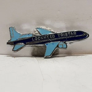 Lockheed Tristar aircraft plane shaped enamel pin badge squire - Picture 1 of 2