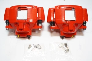 Nuevo juego de pinzas rojas PowerStop S5044EB, delanteras para Jeep Wrangler JK 2007-18 - Imagen 1 de 7