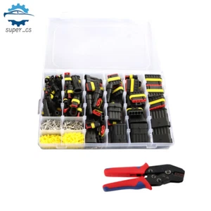 1-6 Pin Car Automotive Waterproof Electrical Wire Connector Plug Kit Set 708Pcs - Picture 1 of 15