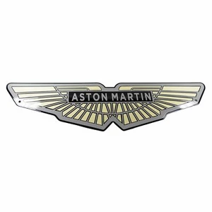 Enamel plaque ASTON MARTIN 21x80 cm WARRANTY-10 years emblem sign logo plate - Picture 1 of 4