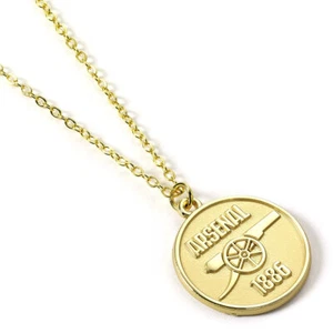 Collar Arsenal FC Acabado Dorado Cresta - Nuevo Mercancía Oficial - Imagen 1 de 4