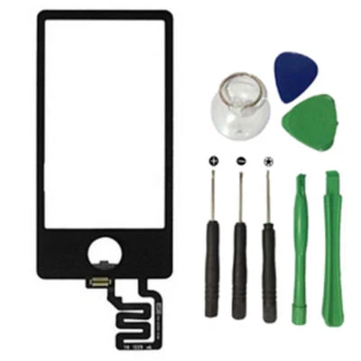 Black for iPod Nano 7th Gen 7  Digitizer Touch Screen Glass Repair Part w/ Tools - Image 1 of 4