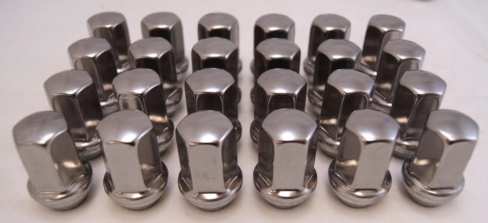 24 GMC Sierra Yukon XL Denali Savana Factory OEM Stainless 14x1.5 Lugs Lug Nuts - Image 1 of 3