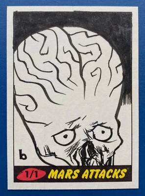 2012 MARS ATTACKS HERITAGE SKETCH by STEVEN BLACK - Image 1 of 2