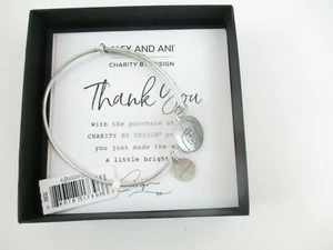 New Bracelet Alex and Ani The Ellen Fund Gorilla EWB Thank You Bracelet - Picture 1 of 7