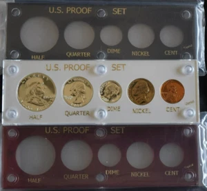 1962 US Silver Proof Set In Capital holder you choice of Black, White or Red! - Picture 1 of 13