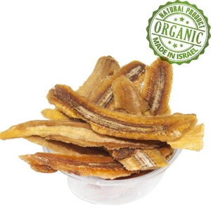 Plátanos secos naturales 100% orgánicos kosher natural israelí pura fruta seca - Imagen 1 de 3