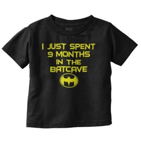 Shower Gift Funny Cute Unisex Superhero Toddler Boy Girl Youth T Shirt Tee - Picture 1 of 15