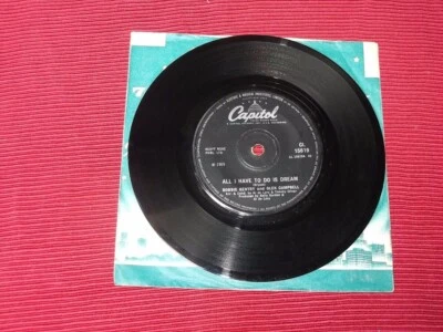 Bobbie Gentry And Glen Campbell:   All I Have To Do Is Dream    1969   7" - Image 1 of 2