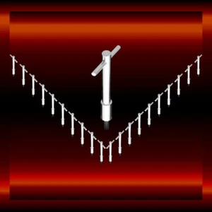 Chrome 4 Inch Valve Cover T Handle Set Of 20 Fits Oldsmobile 330 350 455 Engines - Picture 1 of 1