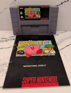 Kirby's Dream Land 3 (SNES) Super Nintendo Cartridge + Handbuch 1997 RAR - Bild 1 von 10