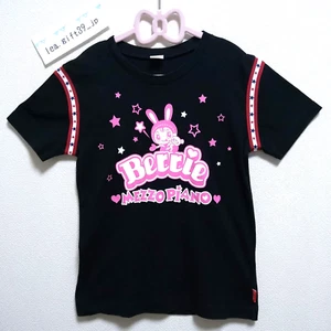 Camiseta Mezzo Piano 160cm/L Manga Corta Negra Estrella Berrie-chan Hecha en Japón - Imagen 1 de 18