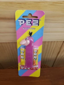 Vintage Dino Pez Dispenser 1996 Sealed Candy Stripe Euro-Card w/Candy NOS - Picture 1 of 2