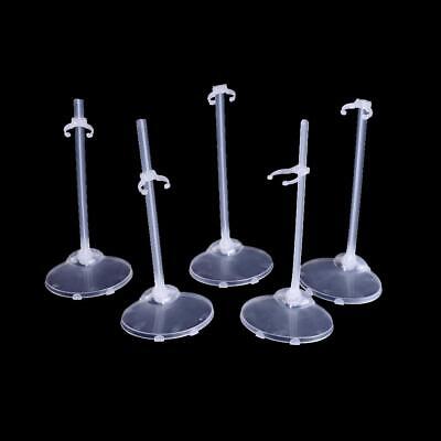 Doll Holder Stand Figure Display 5 Pcs Stands Toy Model Doll Clear Translucent • 6.99£