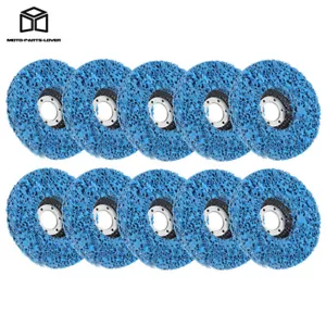 10 Pack 4.5Inch For Angle Grinder Poly Strip Disc Wheel Paint Rust Removal Clean - Picture 1 of 16